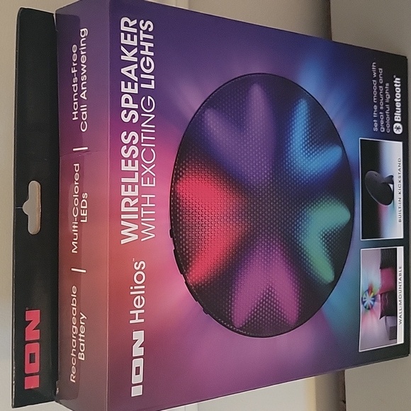 ION Helios Bluetooth Speaker with LED Lights Multiple Lighting Modes NWT - Picture 11 of 11